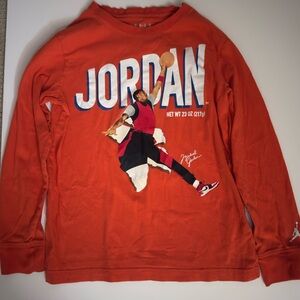 Jordan Long Sleeve Graphic Shirt – Youth Medium – Gently Used
